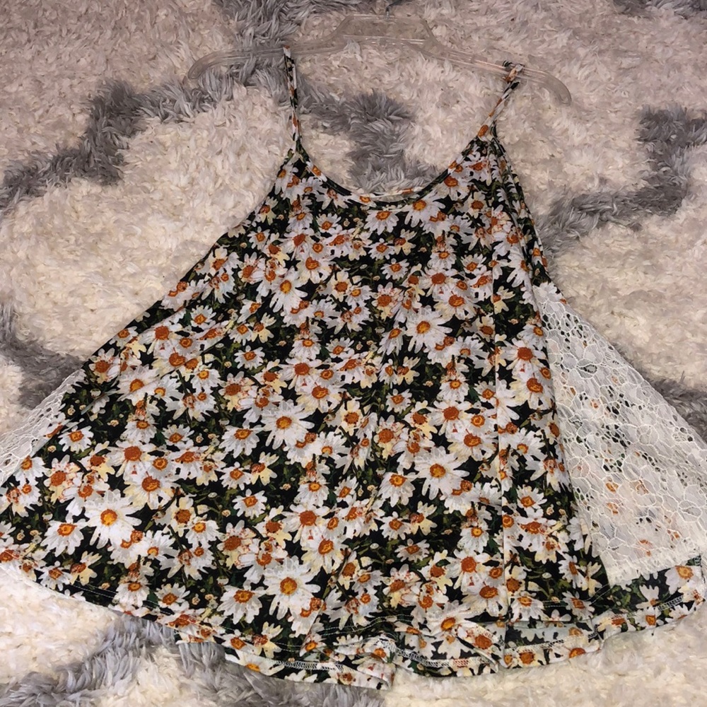 Flowery tank top